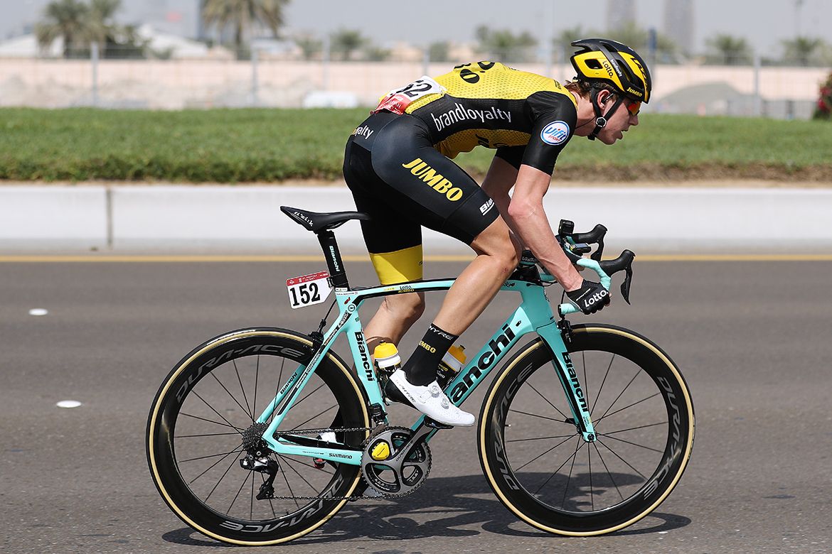 Pascal Eenkhoorn is racing again after being suspended by his team