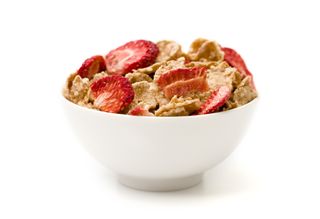 a bowl of Special k