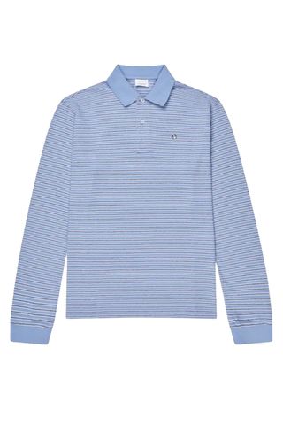 Serena Polo Shirt — Blue Stripe