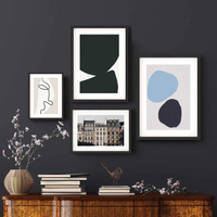 Modern and bold gallery wall art:&nbsp;Was £200, Now £150, Abstract House