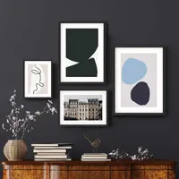 Modern and bold gallery wall art:&nbsp;Was £200, Now £150, Abstract House