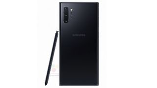 The Samsung Galaxy Note 10+ with the new S-Pen