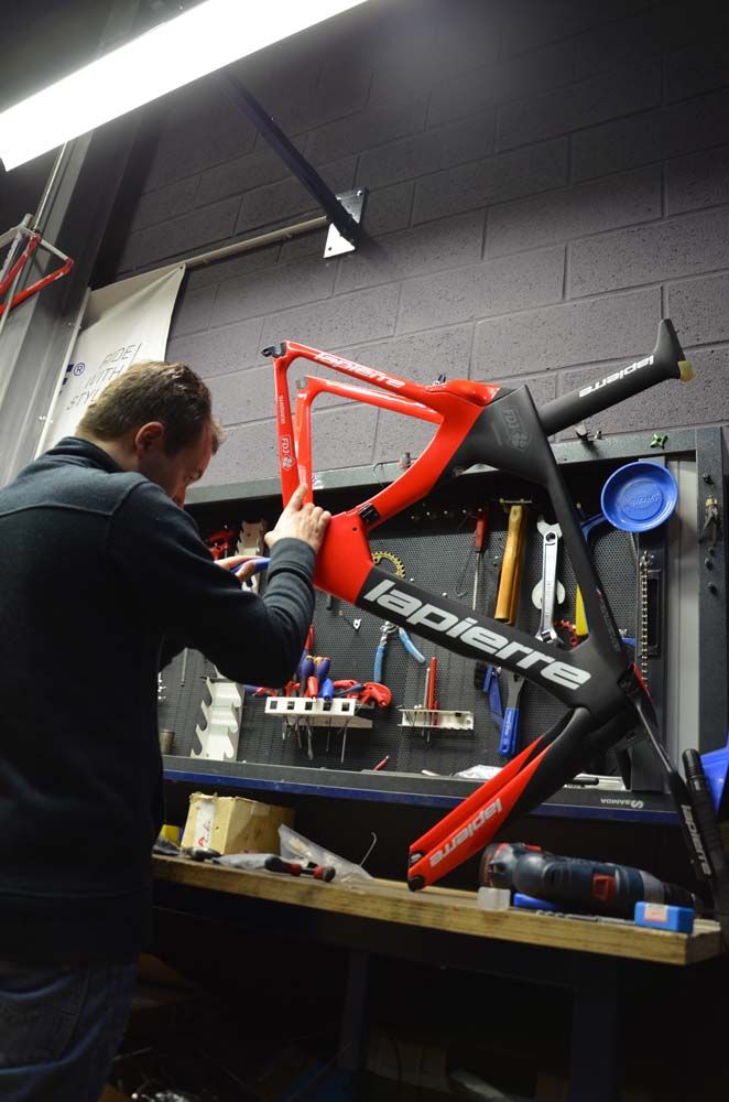 The team mechanic at work