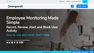 InterGuard website screenshot