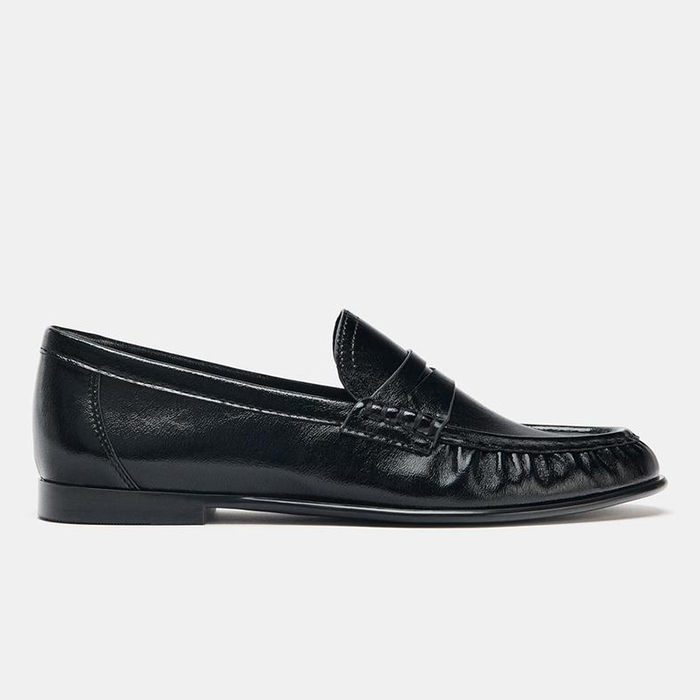 ZARA, Soft Ruched Loafers