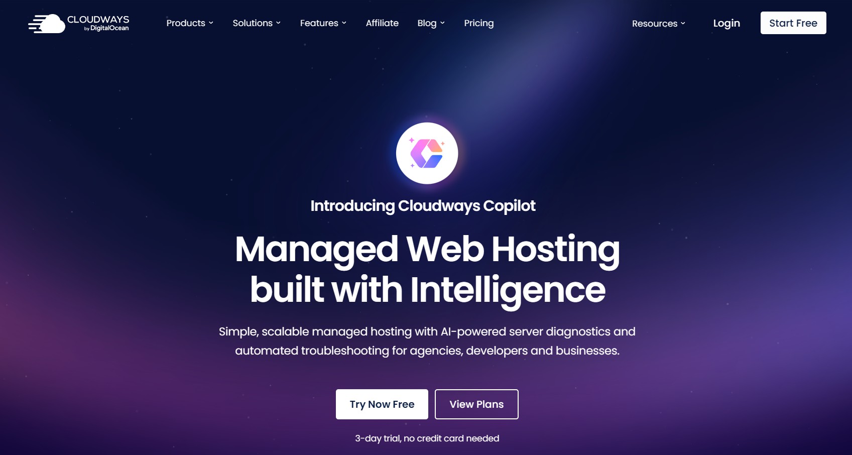 Cloudways website main page