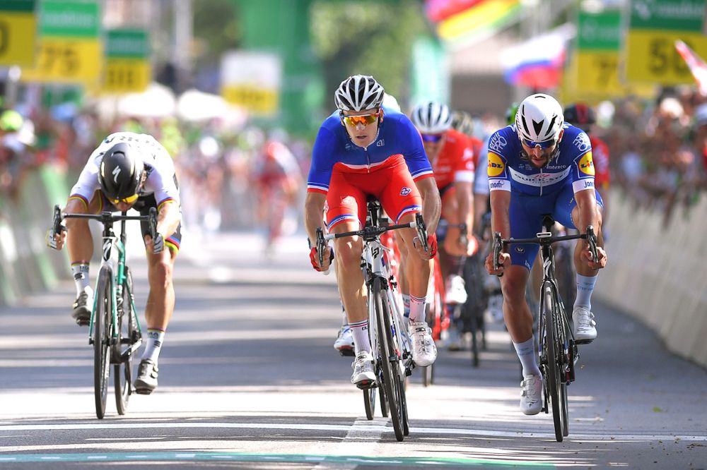 Arnaud Demare wins stage 8 at the Tour de Suisse