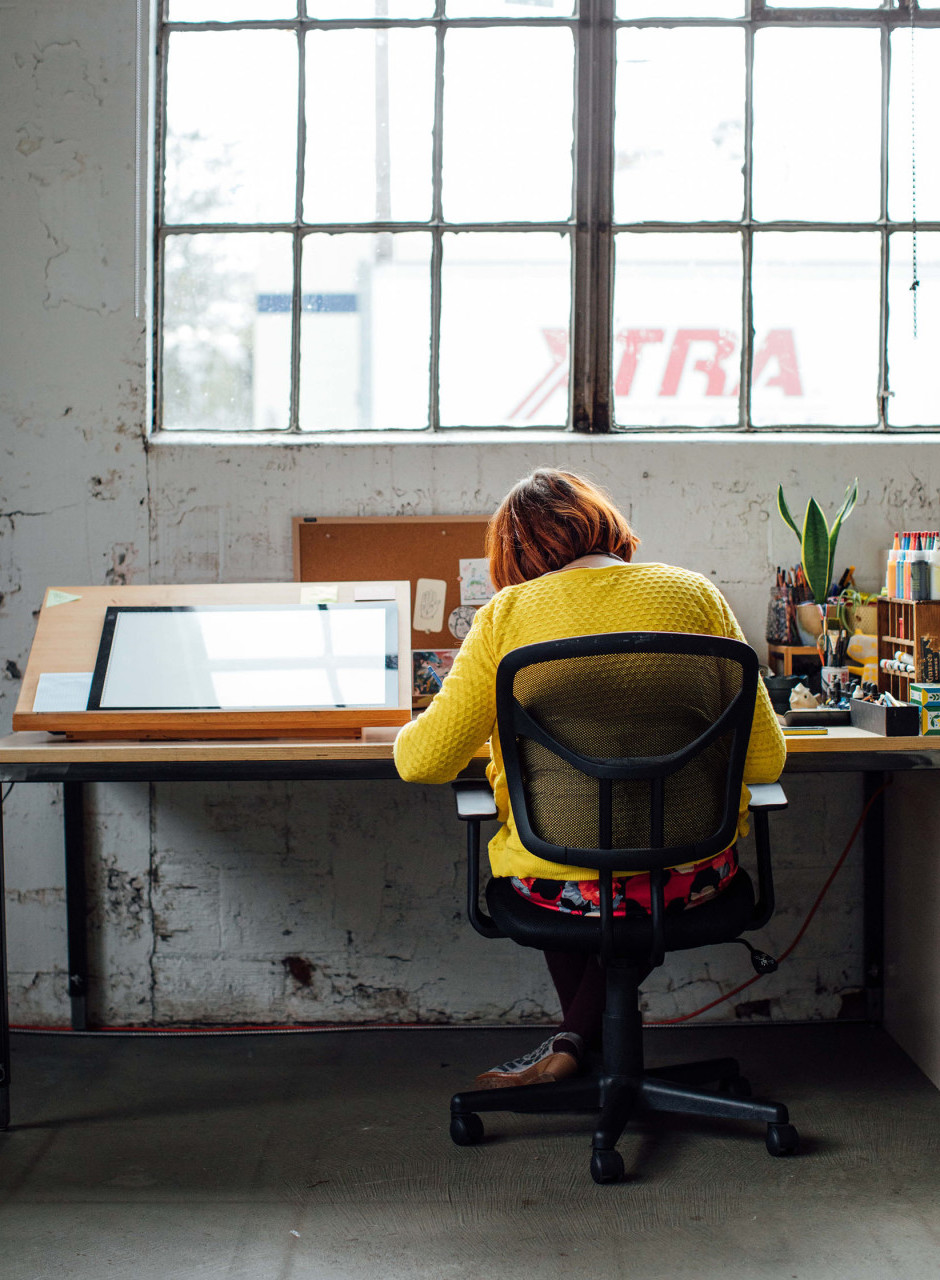 Illustrator Meg Hunt dived straight into freelance life after graduating in 2005