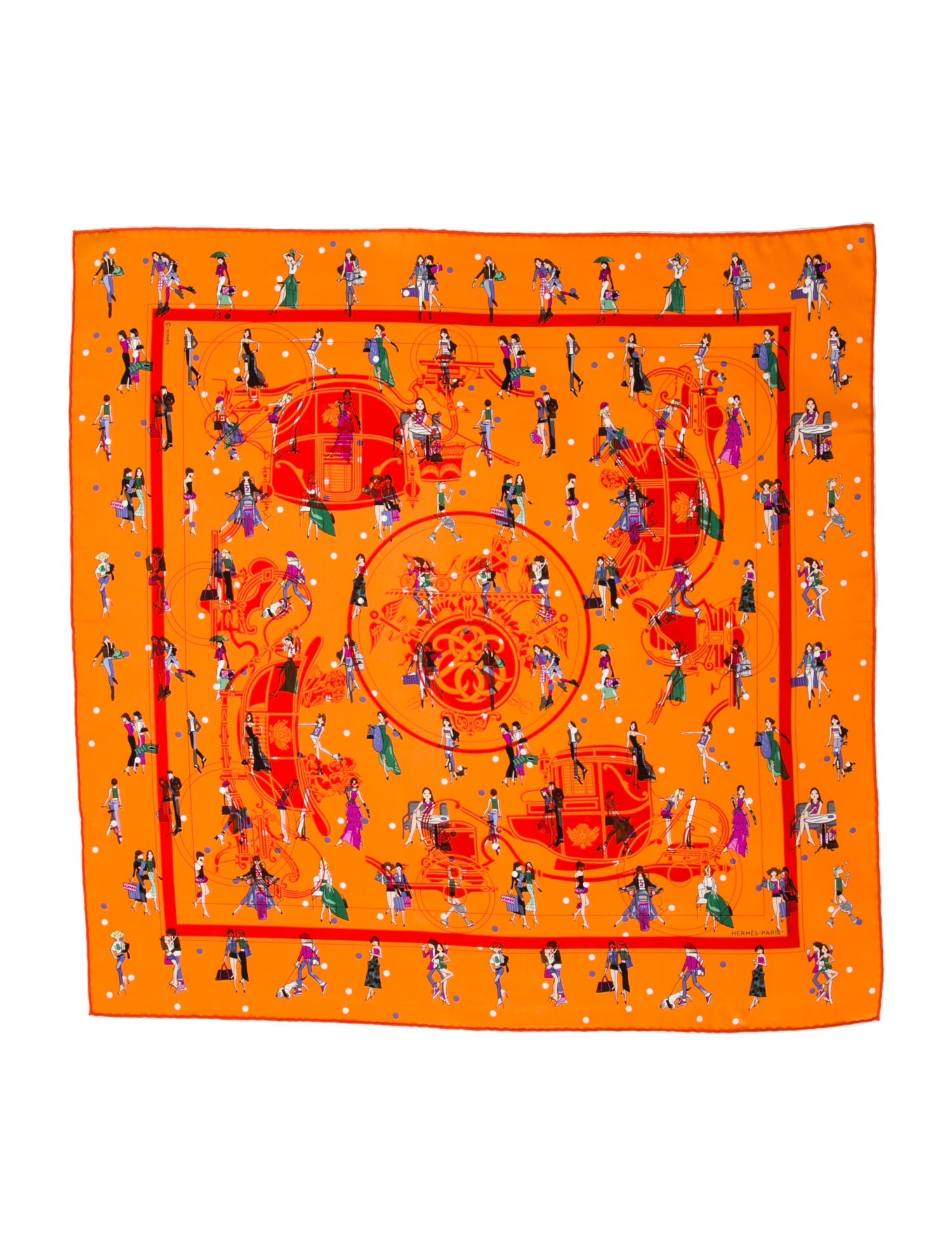 Ex-Libris Les Parisiennes Silk Scarf