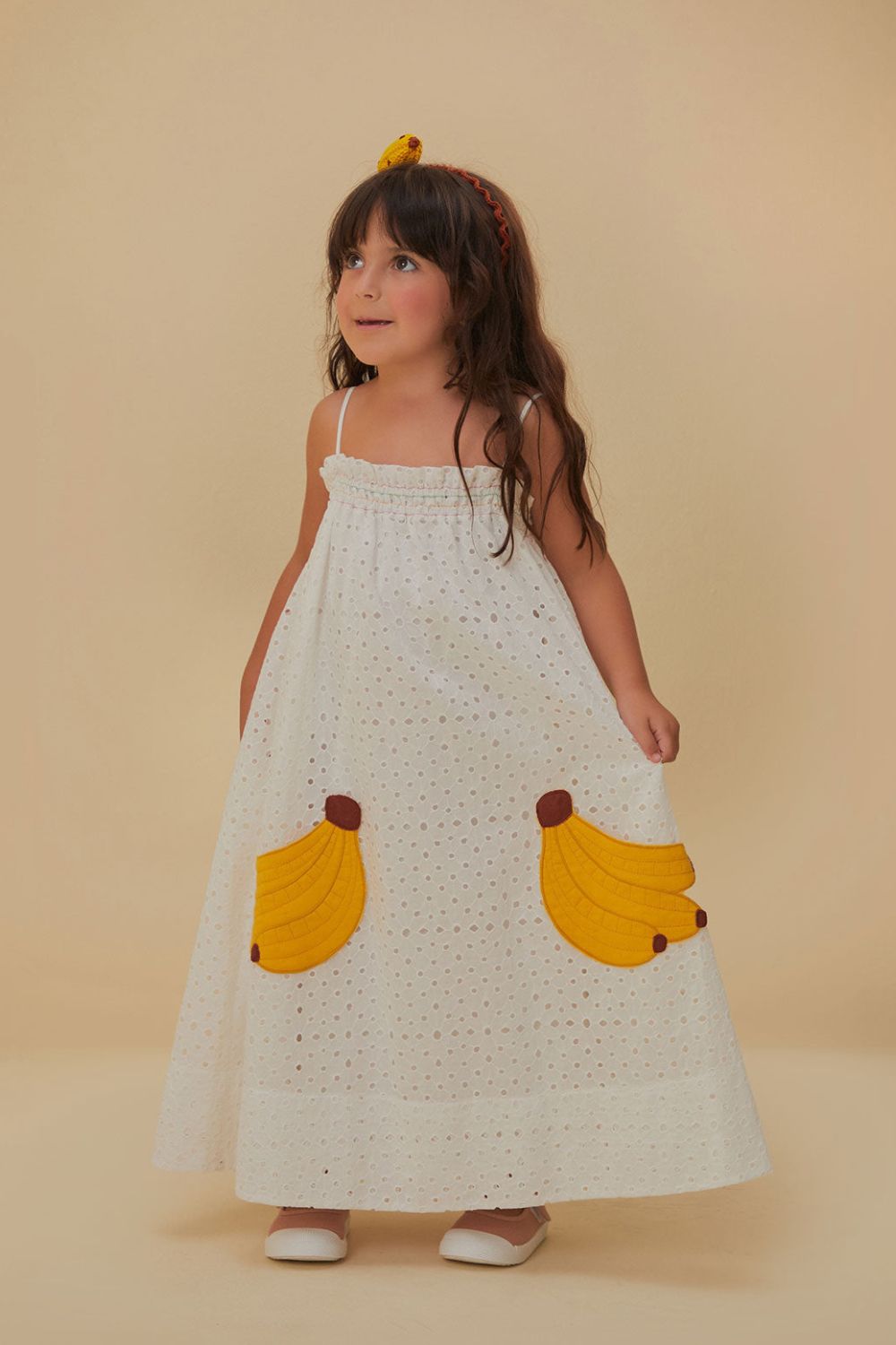 Farm Rio Banana Pocket Kids Dress