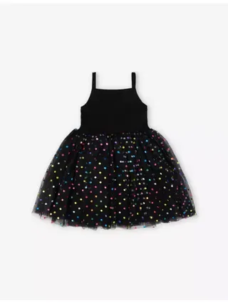 Polka Dot-Print Tutu Cotton-Blend Dress 1-8 Years