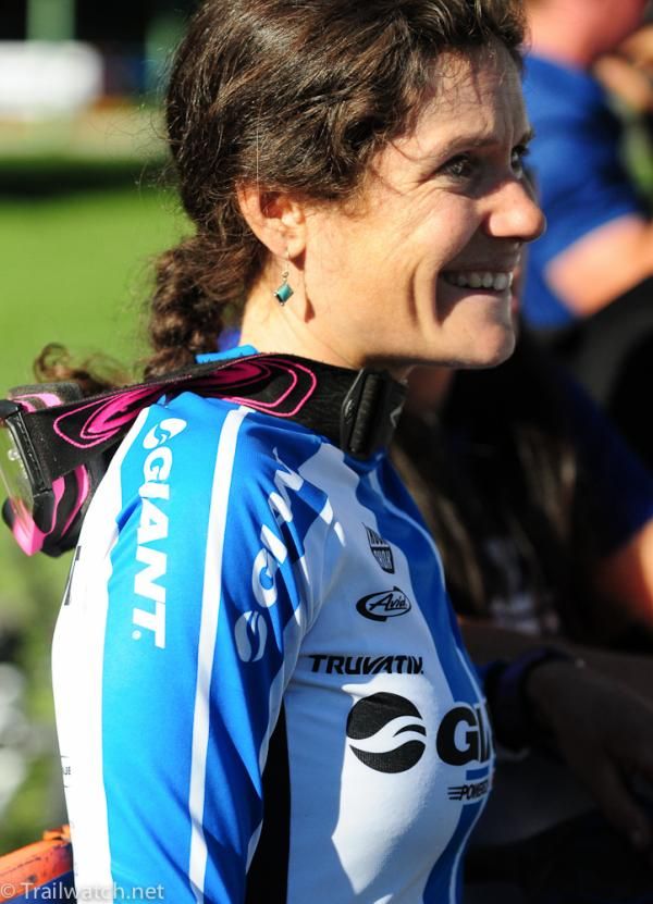 Kelli Emmett (Team Giant) came up just a bit short