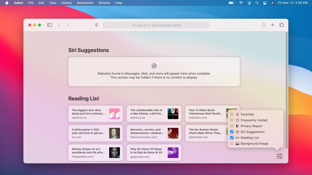 Get to grips with Safari in macOS Big Sur