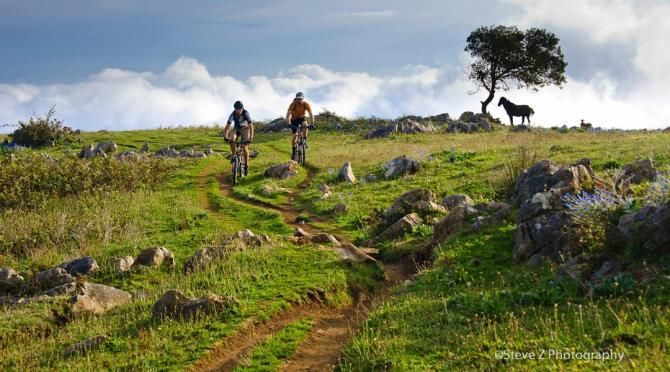 Racers in the Mountain Bike Ayiti in Haiti