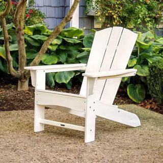 White polywood chair