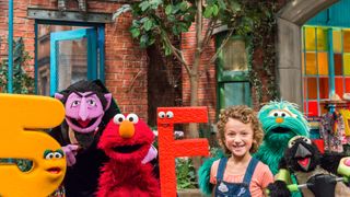 Count, Elmo, Rosarita and other Sesame Street muppets