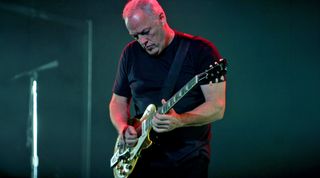 David Gilmour performing at Radio City Music Hall on Tuesday night, April 4, 2006 