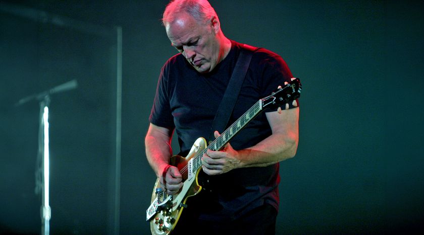 David Gilmour performing at Radio City Music Hall on Tuesday night, April 4, 2006 