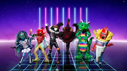 Singers from The Masked Singer UK season 2 in costumes 