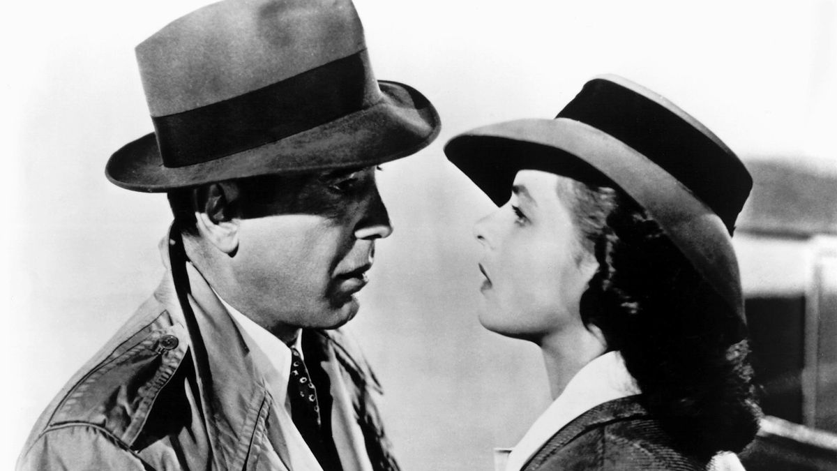 Humphrey Bogart and Ingrid Bergman in Casablanca