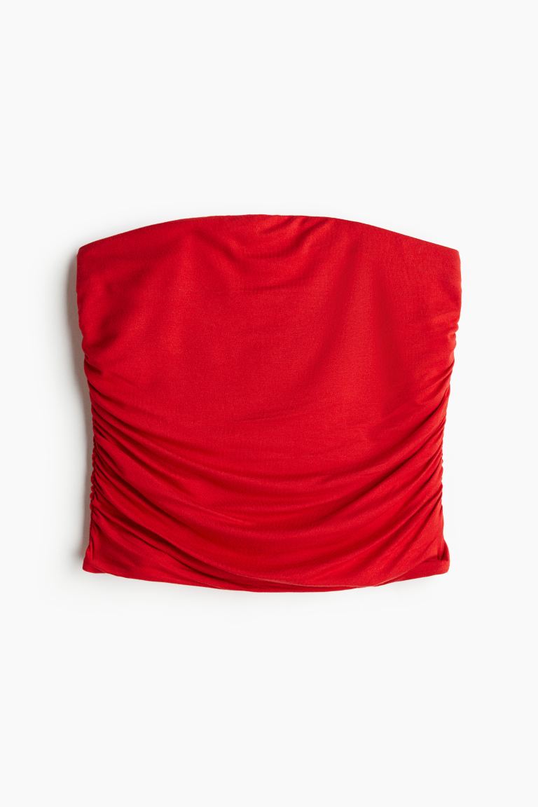 Draped Tube Top