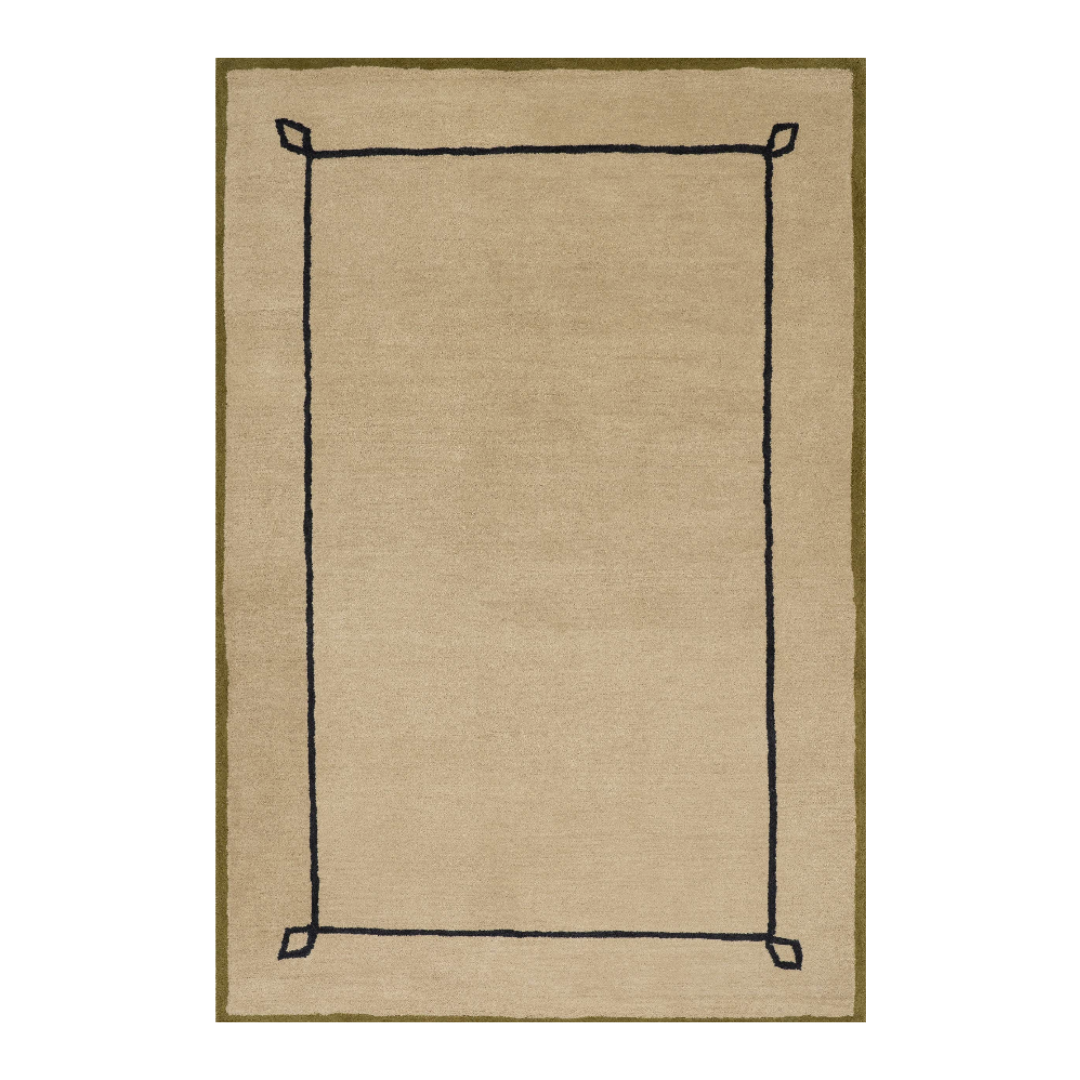 Rugs USA x Nate Berkus, Serge Bordered Wool Rug
