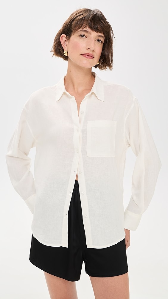 Z Supply Perfect Button Down Shirt