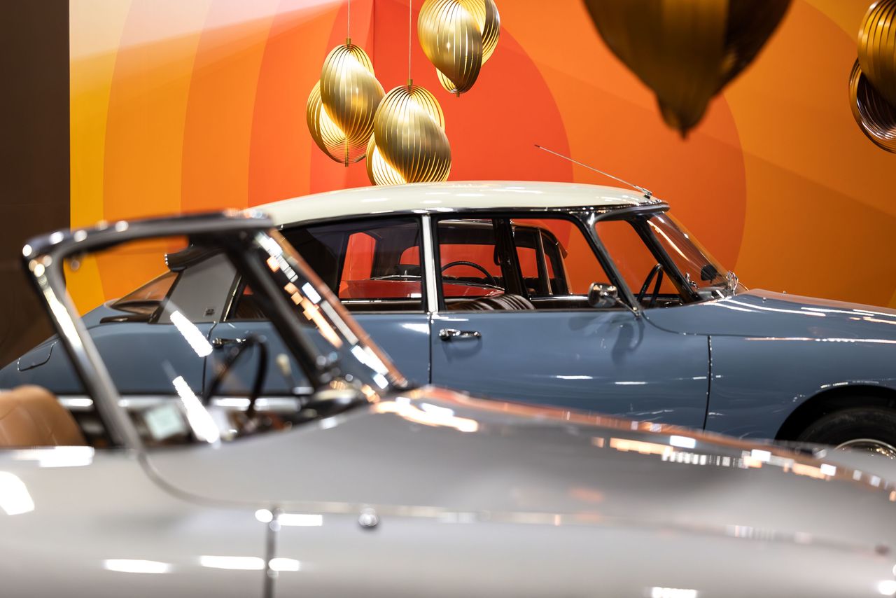 Classic Citroën DS on display at Rétromobile