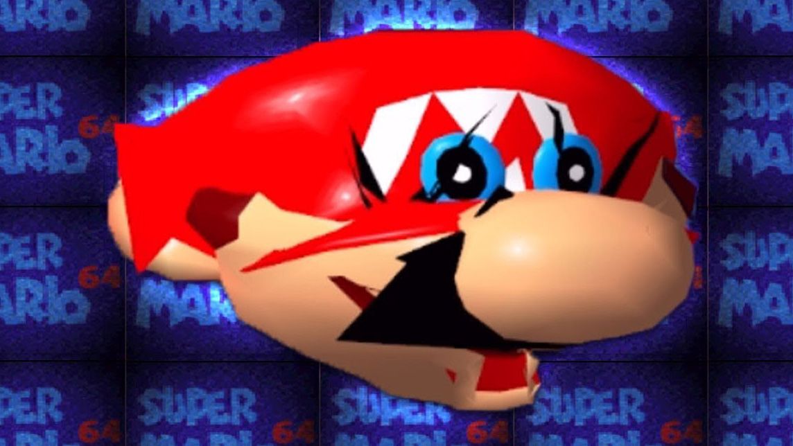 Mario 64&#039;s wacky face stretching