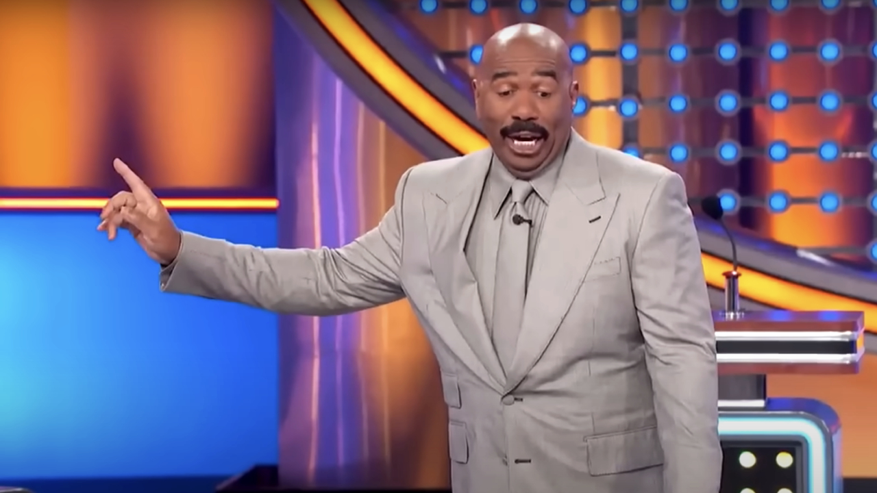 Steve Harvey on Family Feud