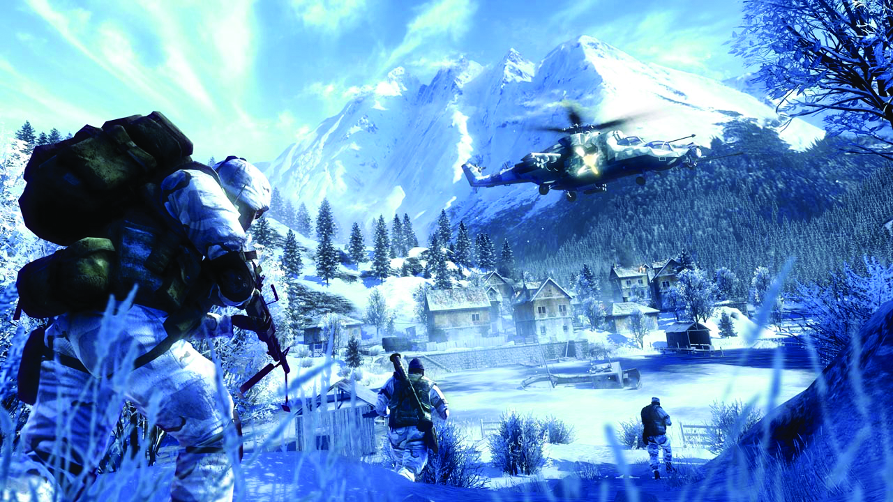 Battlefield Bad Company 2 screenshot of map