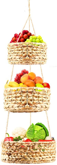 10. Nandae 3-Tier Hanging Fruit Basket | £14.99