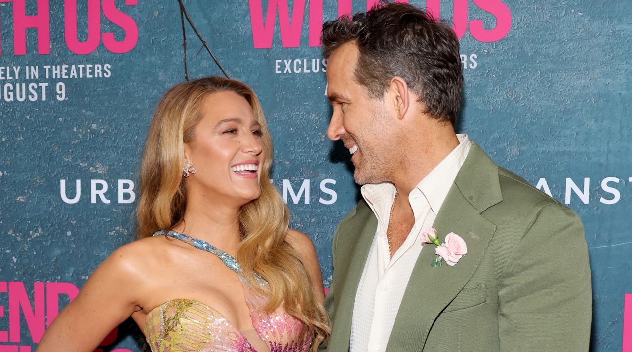 Blake Lively and Ryan Reynolds attend the &quot;It Ends With Us&quot; New York Premiere at AMC Lincoln Square Theater on August 06, 2024 in New York City.