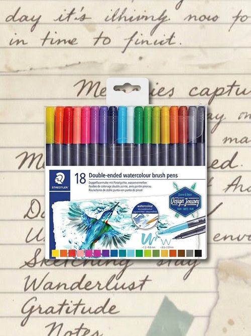 Double Ended Watercolour Brush Pens
