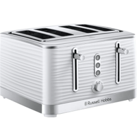 Russell Hobbs White High Gloss Four Slice Toaster - Was £63.59, now £42 (SAVE £21.59) at Amazon