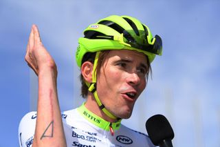 JAWW SAUDI ARABIA FEBRUARY 04 Start Yoann Offredo of France and Team CircusWanty Gobert during the 1st Saudi Tour 2020 Stage 1 a 173km stage from Saudi Arabian Olympic Committee to Jaww SaudiTour on February 04 2020 in Jaww Saudi Arabia Photo by Stuart FranklinGetty Images