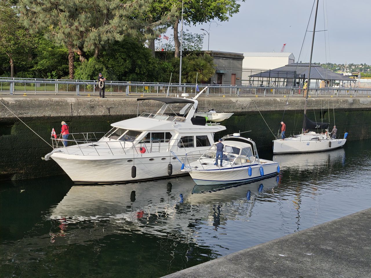 Boats on the water