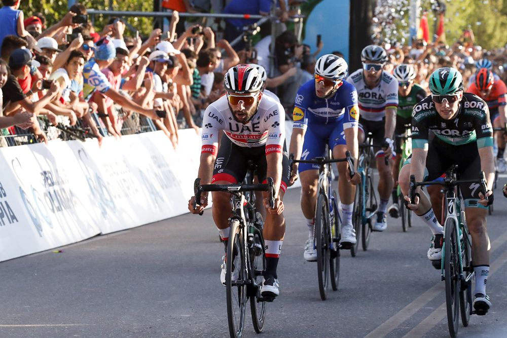 Fernando Gaviria wins stage 1 at the Vuelta a San Juan