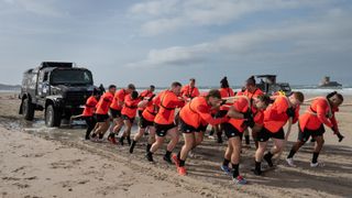 Red Bull rugby training