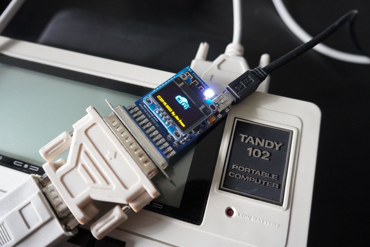 Darko Mesaros deploys Kubernetes using a TRS-80 Model 102 and a Raspberry Pi