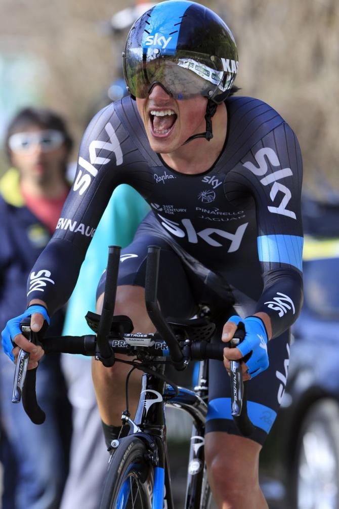 Kennaugh lost time to Cataldo but kept the overall lead