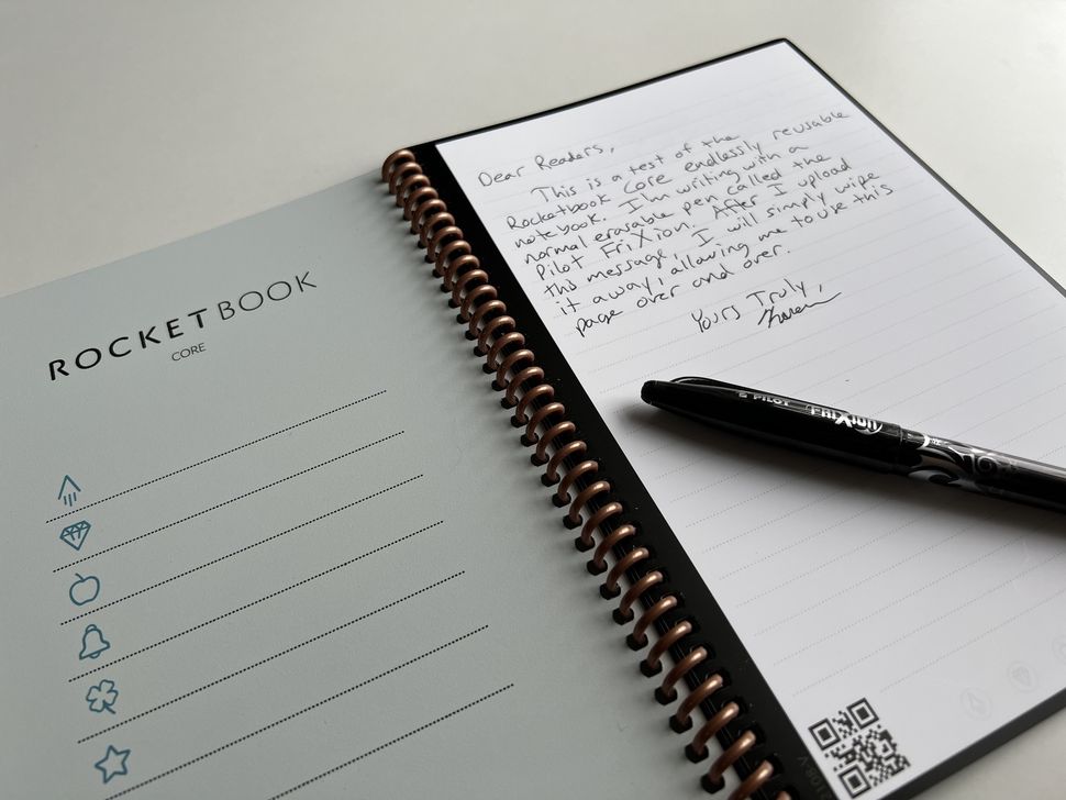 Rocketbook Core Smart Notebook review: Endlessly reusable notebook for ...