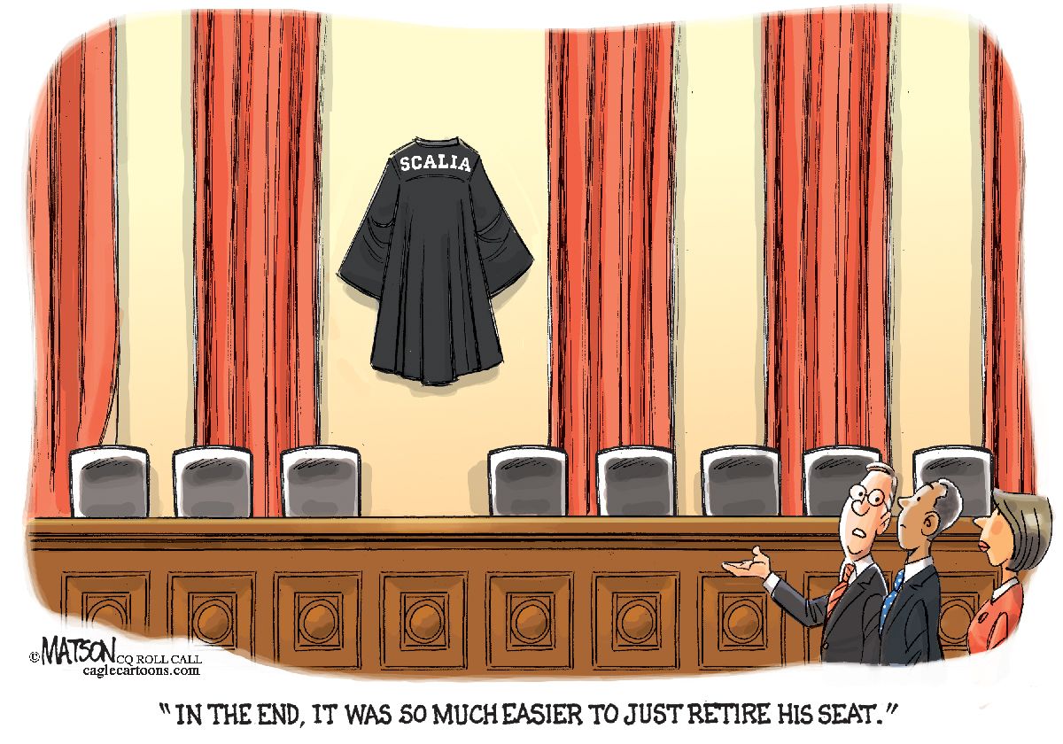 Editorial Cartoon U.S. Scalia&amp;amp;nbsp;