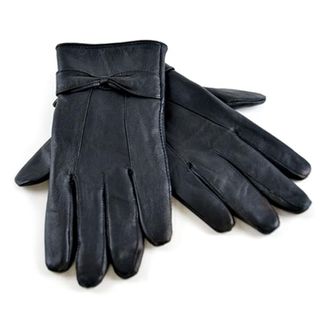 Cookies and Cream Leather Gloves