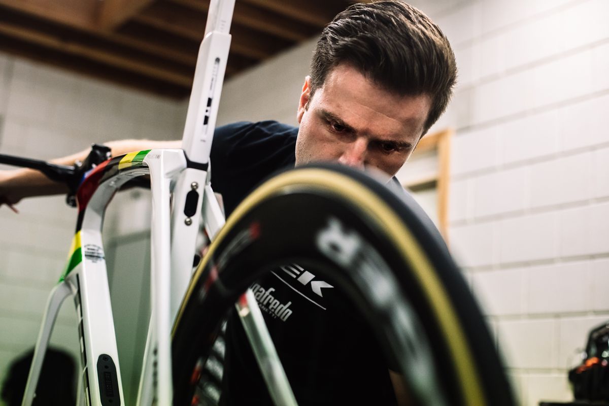 Mads Pedersen's World Champion Trek Madone