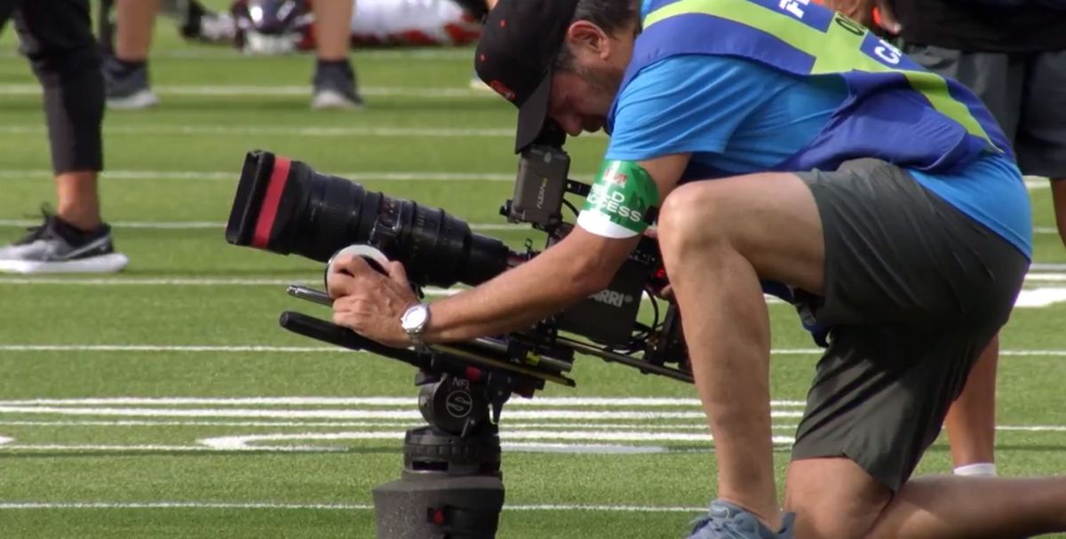 NFL Films' jaw-dropping shots are taken with a lens so rare it's one of only five in the WORLD