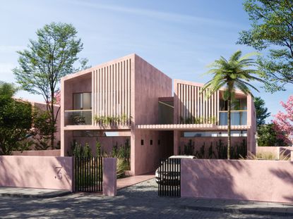 studio contra's design for red clay villa