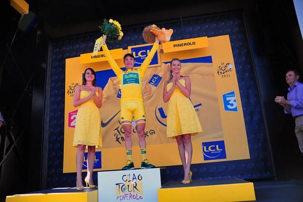 Thomas Voeckler (Europcar) lost time to his GC rivals on stage 17, but still remains in the overall lead.