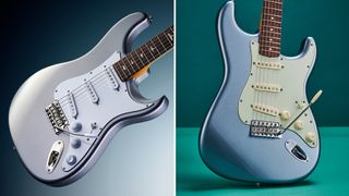 PRS Silver Sky and Fender Stratocaster