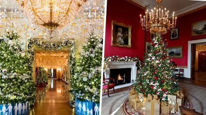 Decorating the white house christmas tree 2025